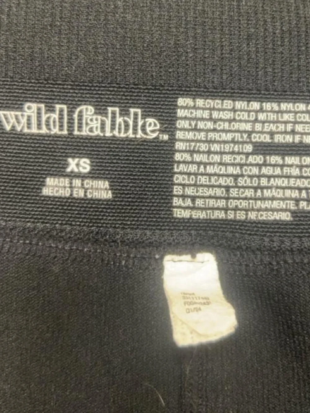 wild fable Black High-Rise Ribbed Waist Shorts